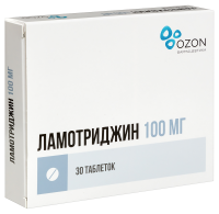 ЛАМОТРИДЖИН таб 100мг N30  Озон