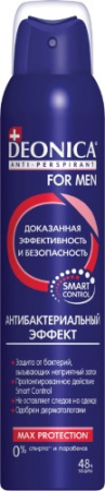 DEONICA FOR MAN део-спрей Антибактериальный эффект 200мл