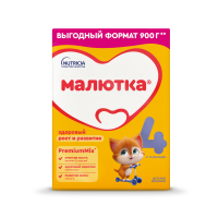 МАЛЮТКА-4 Напиток молочный сухой 900г