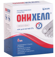 Онихелп лак д/ногтей 5% 5мл N1