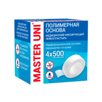 ПЛАСТЫРЬ MASTER UNI катушка 4х500см (полим)