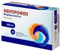 Ибупрофен Фармасинтез таб. п.п.о. 400мг N20