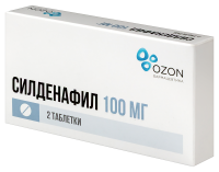 СИЛДЕНАФИЛ таб 100мг №2  ОЗОН