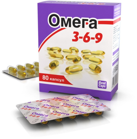ОМЕГА-3-6-9 РЕАЛКАПС капс 1600мг N80