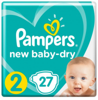PAMPERS NEW BABY-DRY ПОДГУЗНИКИ РАЗМЕР 2 N27