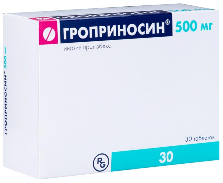 ГРОПРИНОСИН таб 500мг N30