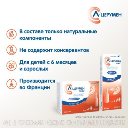 А-ЦЕРУМЕН спрей 40мл