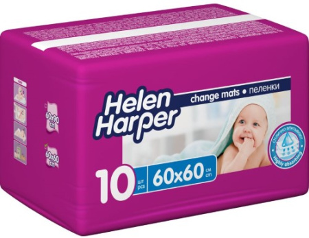 HELEN HARPER ПЕЛЕНКИ ВПИТЫВАЮЩ ДЕТСК 60Х60СМ N10