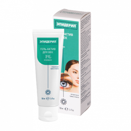 ЭПИДЕРИЛ DEMODEX Гель-актив для век с метронидазолом и травами 100мл