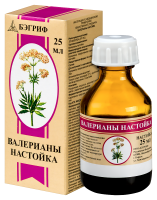 ВАЛЕРИАНЫ НАСТОЙКА 25МЛ ФЛАК Н-КА ИНД/УП /БЭГРИФ