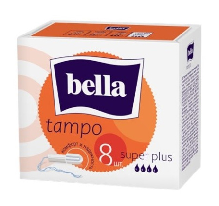 БЕЛЛА тампоны Супер Плюс N8 (б/апл)