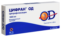 ЦИФРАН ОД таб 1000мг N10