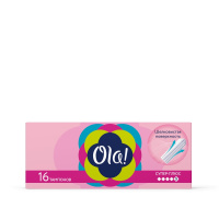 ОЛА тампоны SUPER PLUS Шелковистая поверхность №16