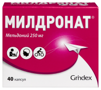 Милдронат капс. 250мг N40