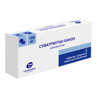 СУМАТРИПТАН-КАНОН таб 100мг №2
