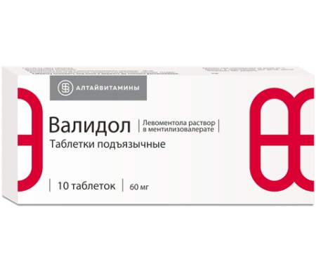 ВАЛИДОЛ таб 60мг N10  Алтайвитамины