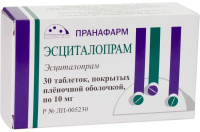 ЭСЦИТАЛОПРАМ таб 10мг N30  Пранафарм