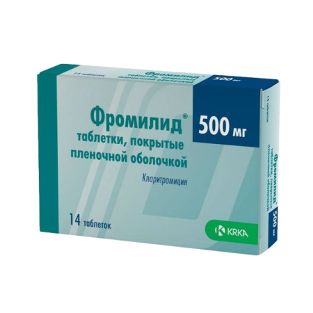 ФРОМИЛИД таб 500мг N14