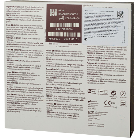 ЛИНЗЫ ALCON DAILIES Total-1 №90 (-1,25)