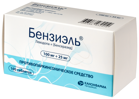 БЕНЗИЭЛЬ таб 0,1+0,025 N100