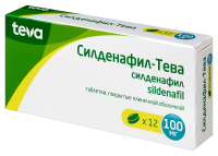 СИЛДЕНАФИЛ-ТЕВА таб 100мг №12
