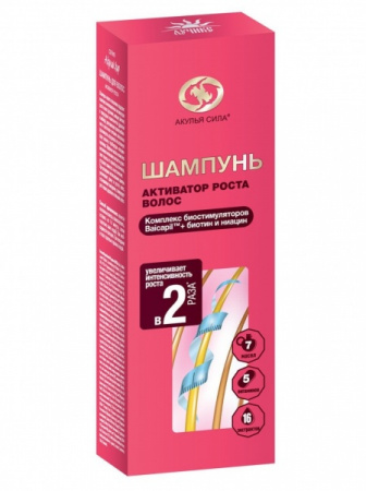 АКУЛЬЯ СИЛА Шампунь Активатор роста волос 200мл