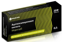 АЦЕТИЛСАЛИЦИЛОВАЯ К-ТА таб 500мг N20  Медисорб