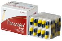 ГОЛДЛАЙН ПЛЮС капс 10мг+158,5мг №60