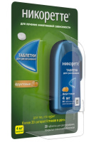 НИКОРЕТТЕ таб д/расс 4мг N20 (фруктовые)