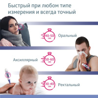 ТЕРМОМЕТР электр B.WELL WT-04 СТАНДАРТ гибкий након