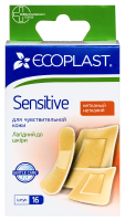 ПЛАСТЫРЬ ECOPLAST Набор Нетканный Sensitive №16