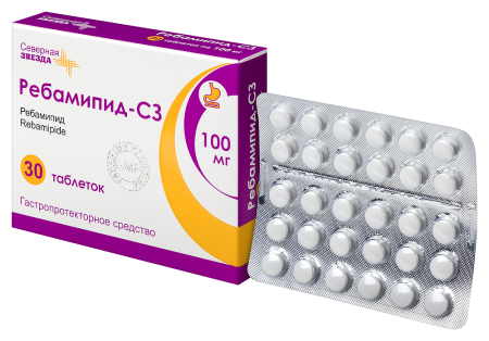 Ребамипид-СЗ таб. п.п.о. 100мг N30