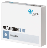 МЕЛАТОНИН таб 3мг N30 Озон