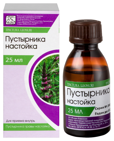 ПУСТЫРНИКА настойка 25мл  Флора Кавказа