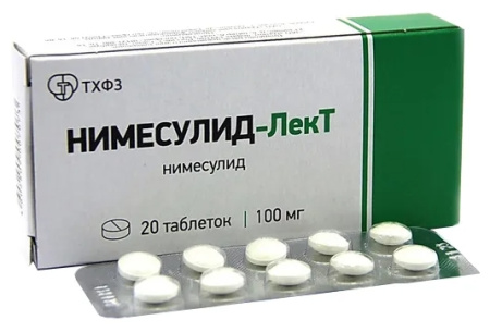 НИМЕСУЛИД-ЛЕКТ 100 МГ N20 ТАБЛ