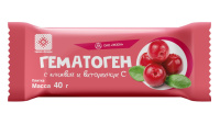ГЕМАТОГЕН ЭКЗОН С клюквой и витамином с 40,0 плитка