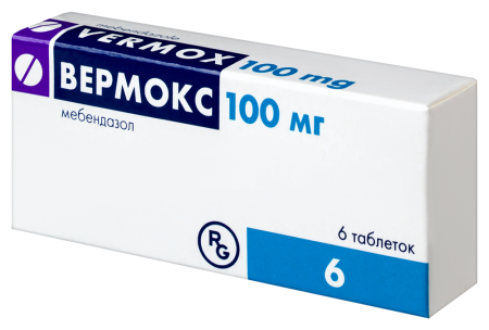 Вермокс таб. 100мг №6