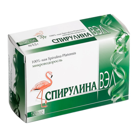 СПИРУЛИНА ВЭЛ таб N120