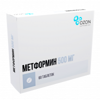 МЕТФОРМИН таб 500мг N60  ОЗОН