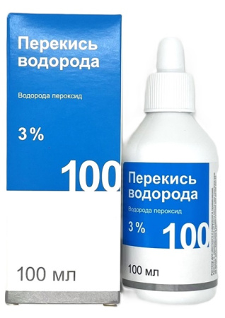 ПЕРЕКИСЬ ВОДОРОДА р-р 3% 100мл  Ивановская ФФ