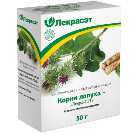 ЛОПУХА КОРЕНЬ 50г  Лекра-Сэт