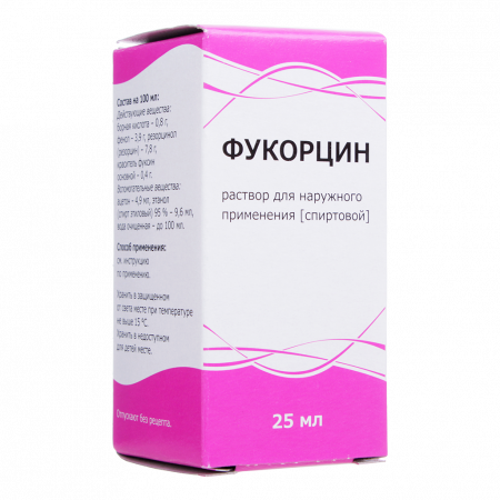 ФУКОРЦИН р-р 25мл  Тульская ФФ