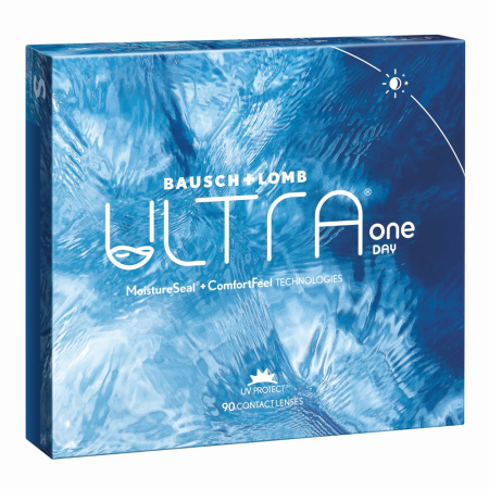 ЛИНЗЫ BAUSCH&LOMB ULTRA Oneday однодневные контактные линзы №90 (-2,75)