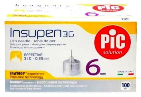 ИГЛА Д/ШПРИЦ-РУЧКИ INSUPEN 31G 6мм №100