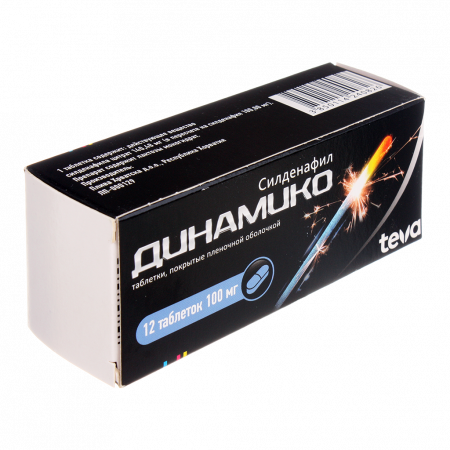 ДИНАМИКО таб 100мг N12