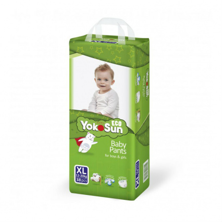 ЙОКОСАН ECO трусики-подгузники XL (12-20кг) №38