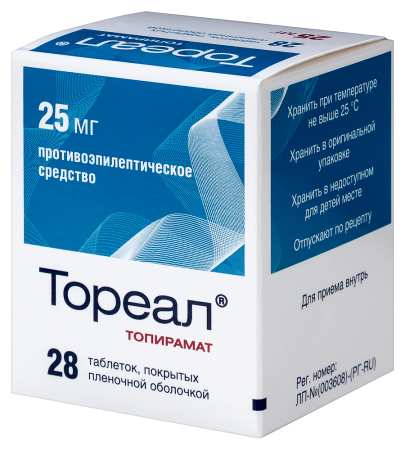 ТОРЕАЛ таб 25мг N28
