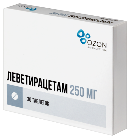 ЛЕВЕТИРАЦЕТАМ таб 250мг №30  Озон