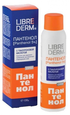 ЛИБРИДЕРМ ПАНТЕНОЛ Спрей-пена Гиалурон 5% 130г #