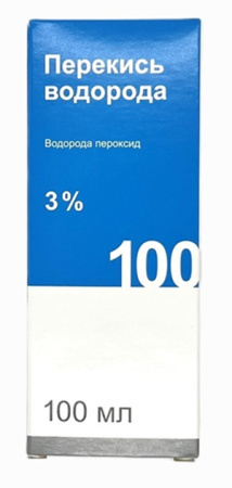 ПЕРЕКИСЬ ВОДОРОДА р-р 3% 100мл  Ивановская ФФ